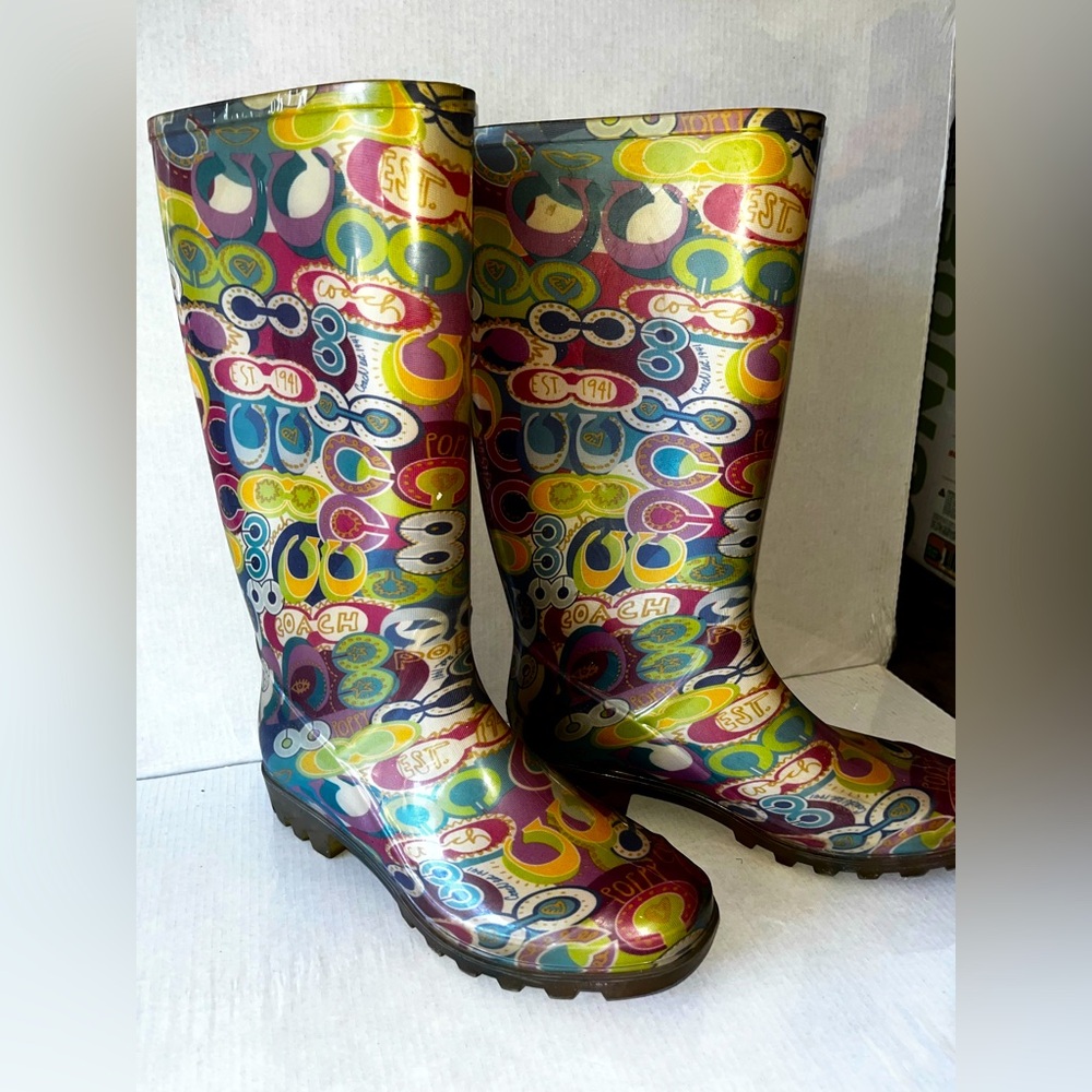 Coach Poppy Rain Boots ☔️